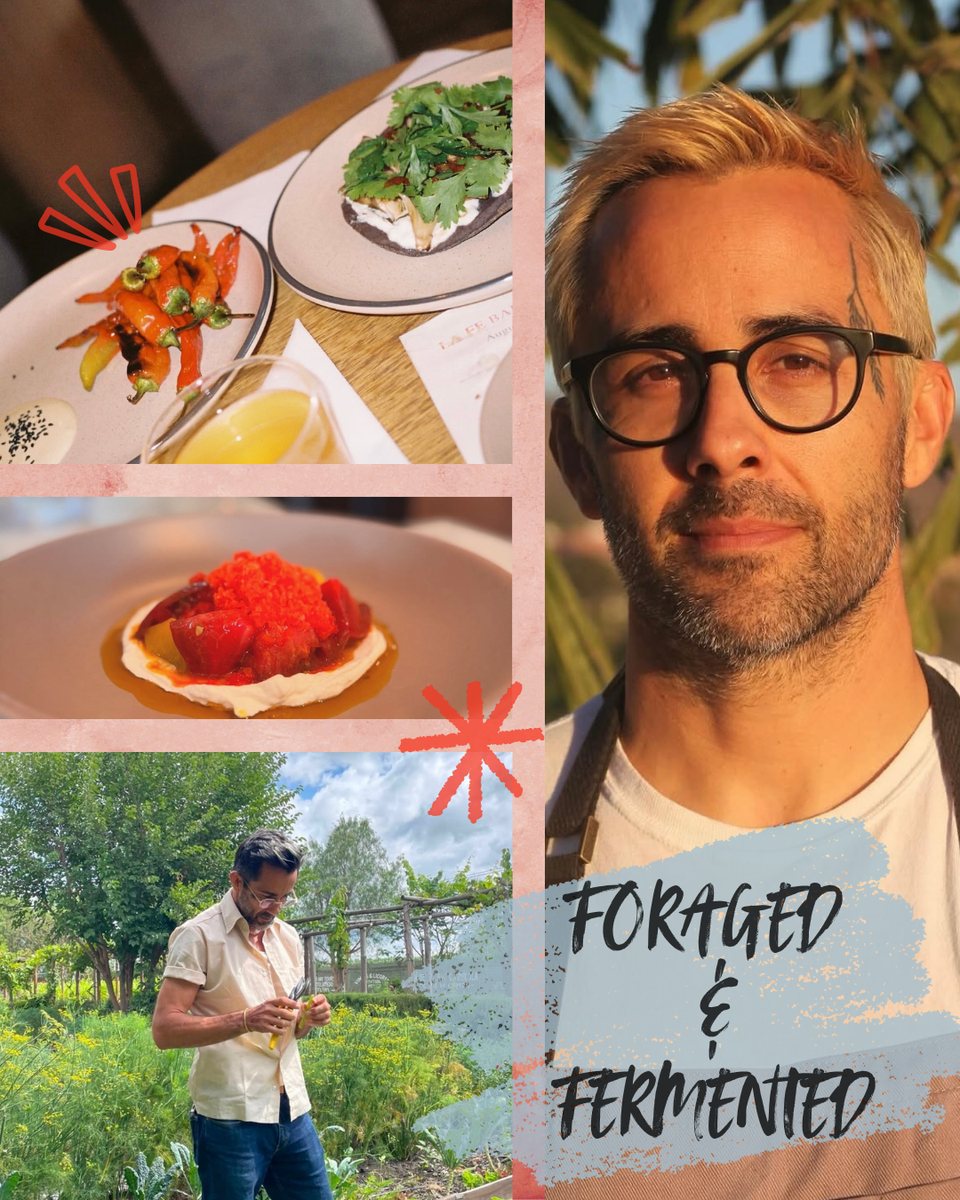 Foraged & Fermented collage of dishes from Chef Paul Barbosa's menu